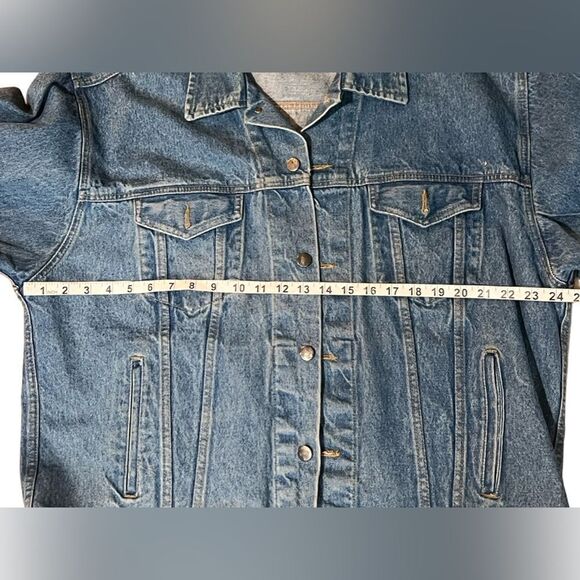 Vintage Blitzz Studio Hanna Barbera Flinstones Men’s Denim Jean Jacket size XL - Picture 11 of 12